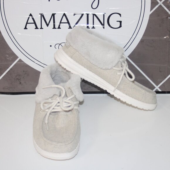 hey dude fur lined womens